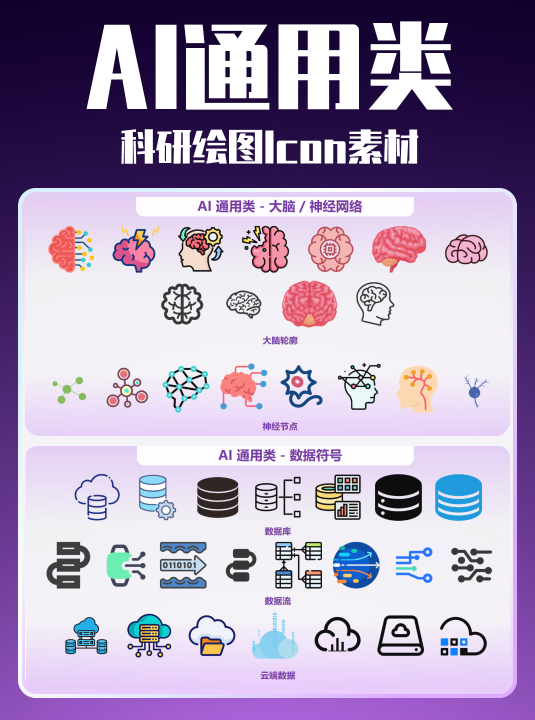 AI通用类-科研绘图图标包